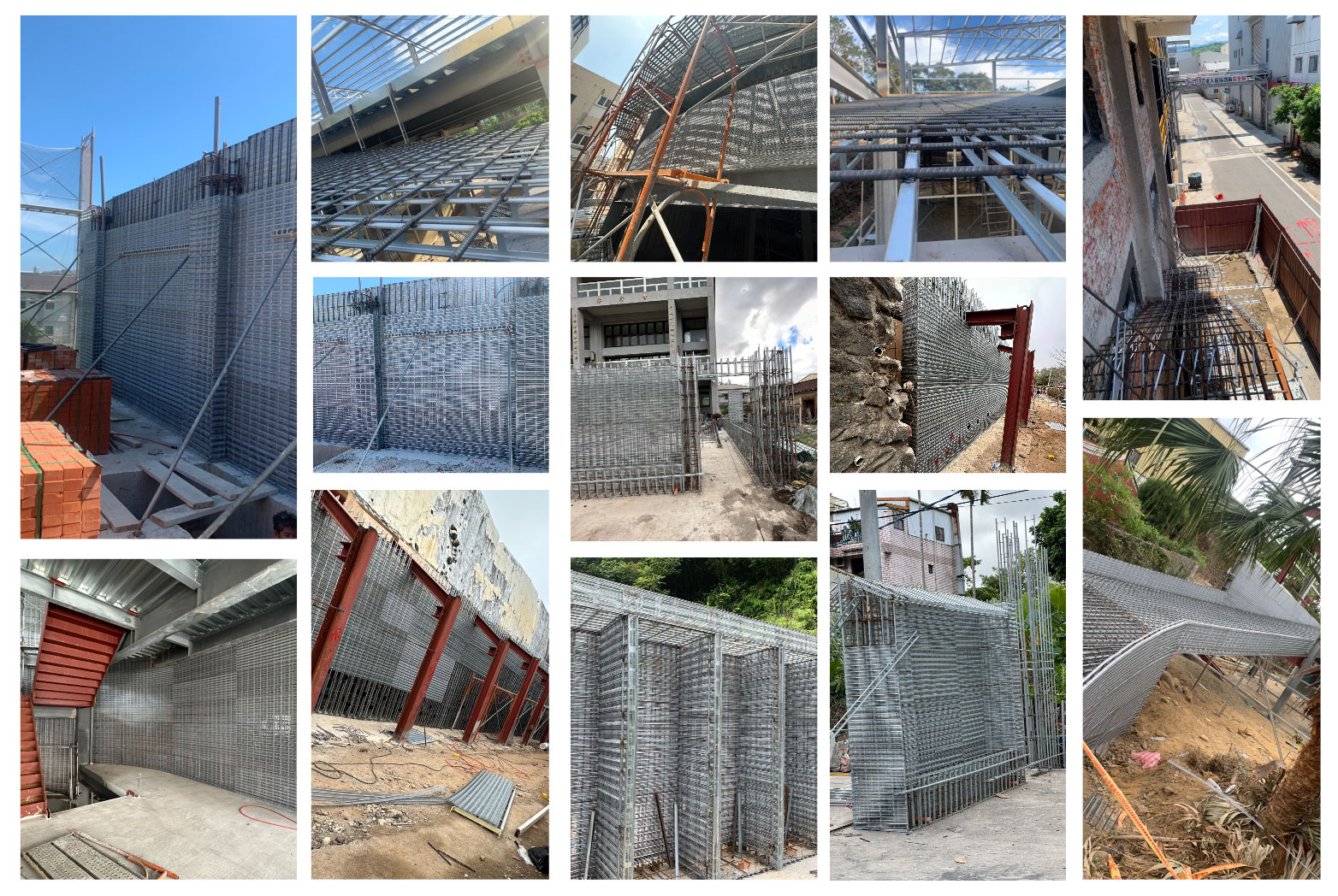 建宏工程行，專業鋼網牆工法建造